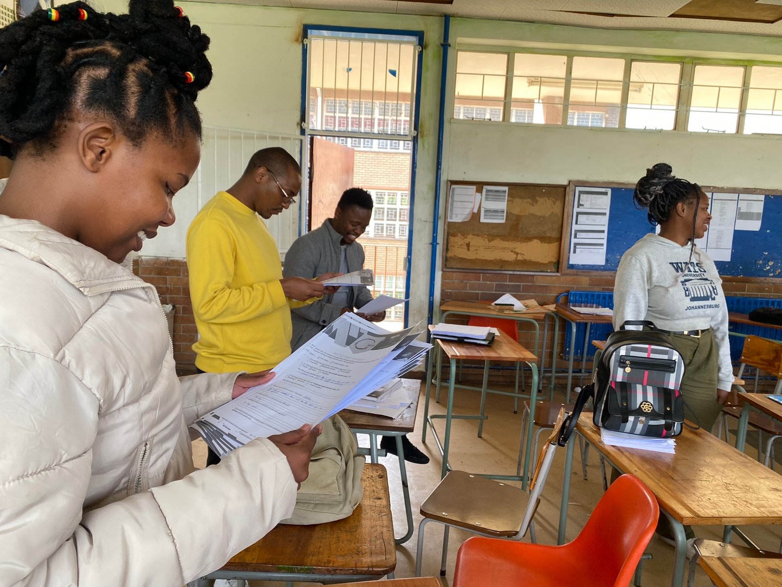 Our tutors group in class